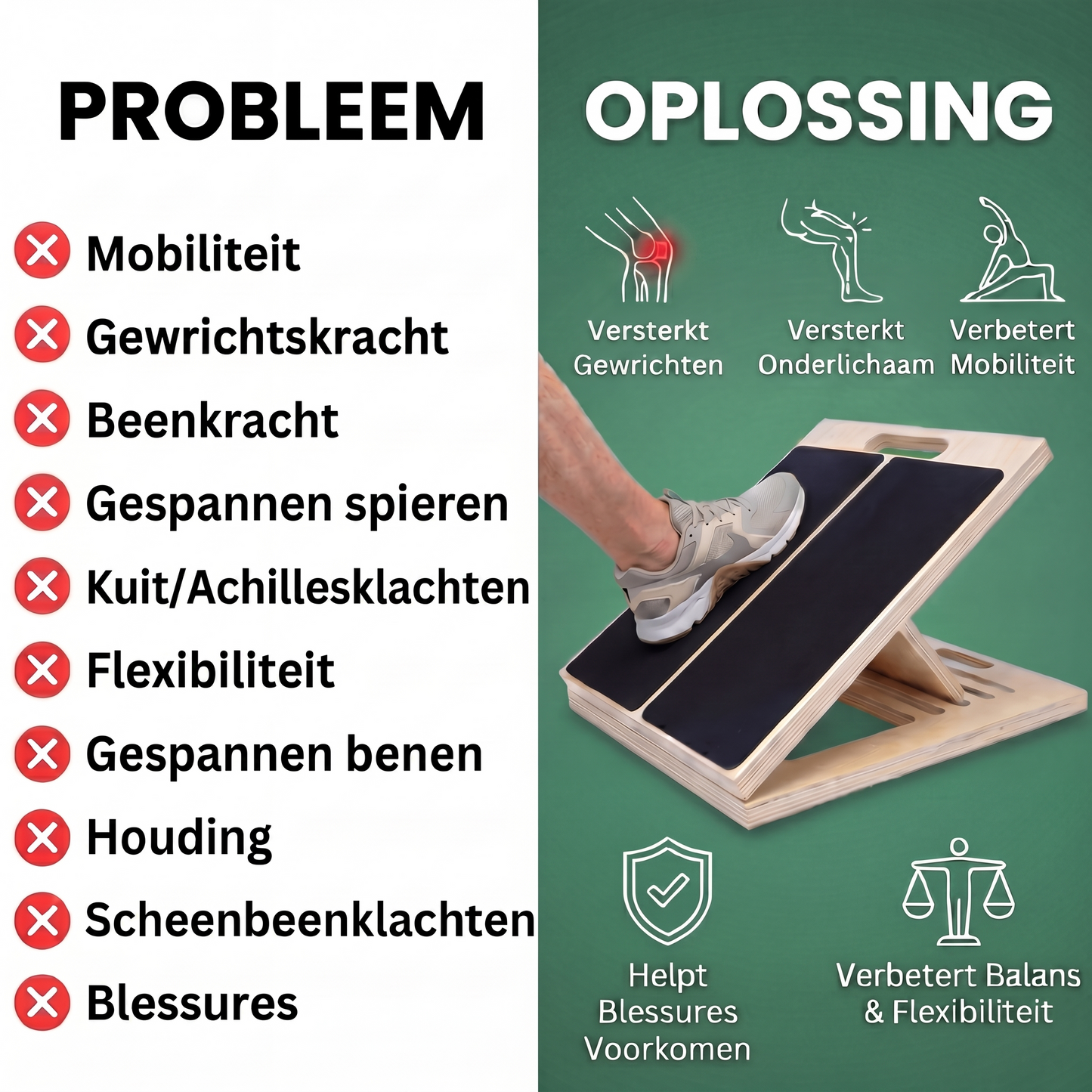 VIVI Stretch Board voor Soepeler Bewegen